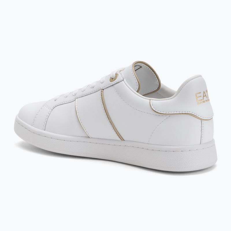 Buty EA7 Emporio Armani Classic Logo full wht/gold detail 3