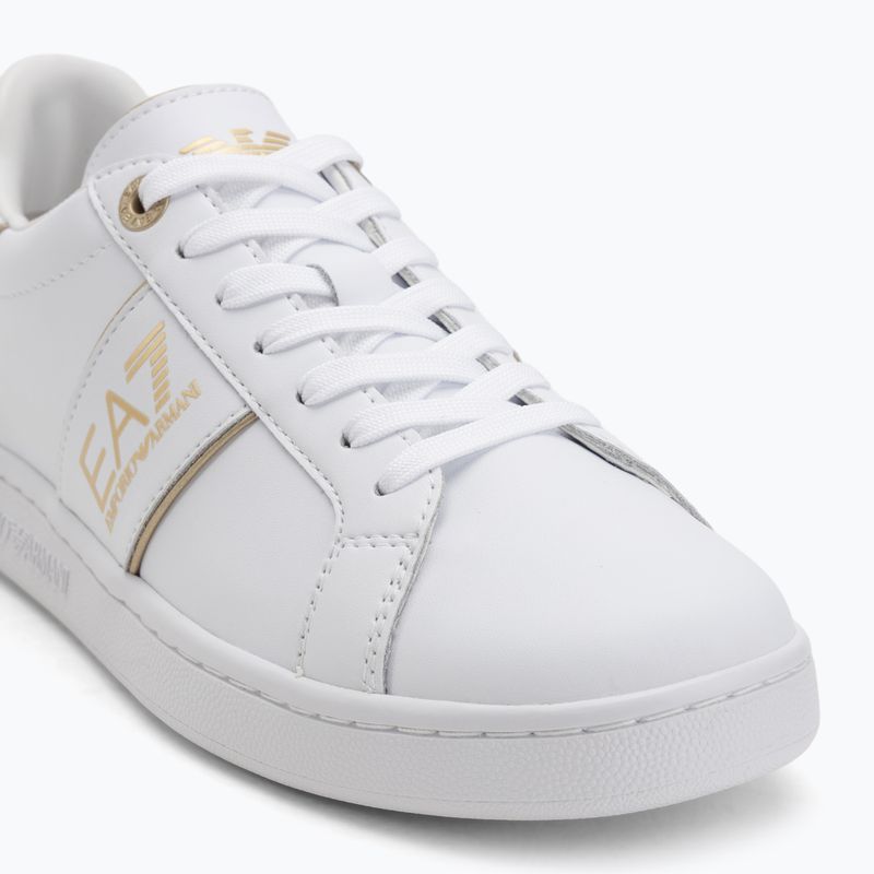 Buty EA7 Emporio Armani Classic Logo full wht/gold detail 7