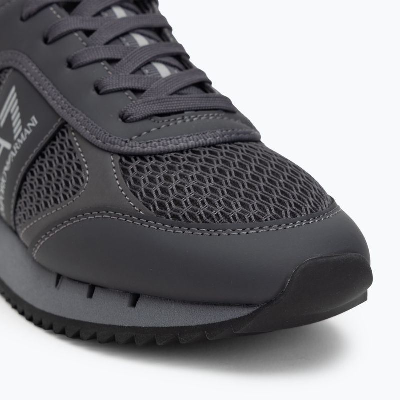Buty EA7 Emporio Armani Black & White Laces asphalt grey/silv.g7 7