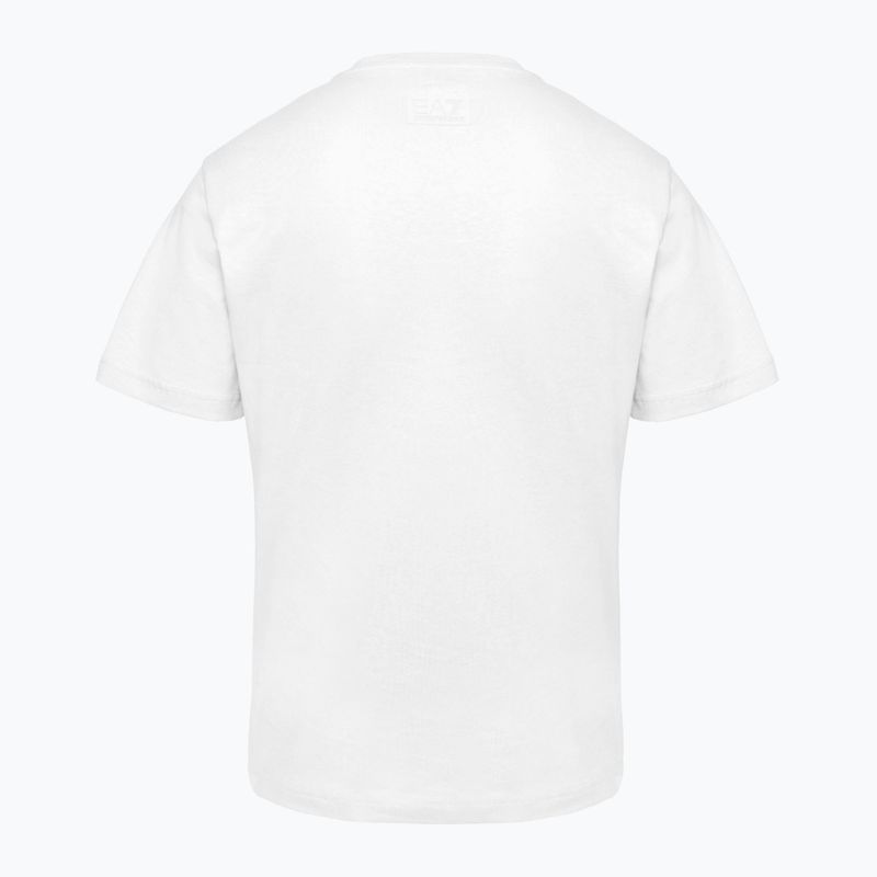 Koszulka męska EA7 Emporio Armani Logo Series white 2
