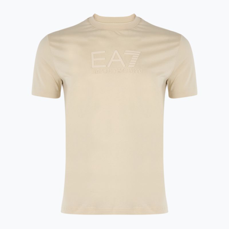 Koszulka męska EA7 Emporio Armani Visibility Cotton Crew almond milk