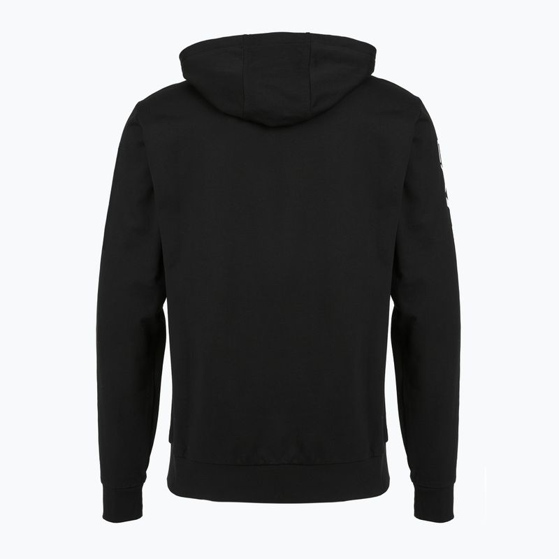 Bluza męska Emporio Armani EA7 Train Logo Series Extended Logo Hoodie black/white 2