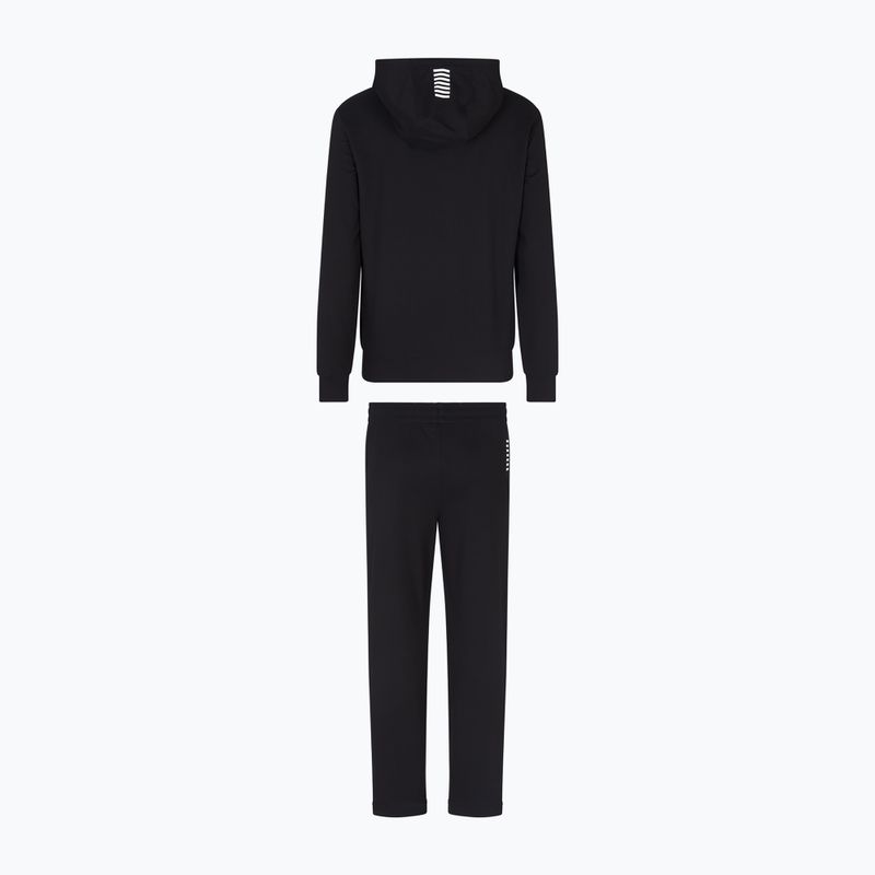 Dres męski EA7 Emporio Armani Train Core Id T-Suit Hoodie Fz black 2