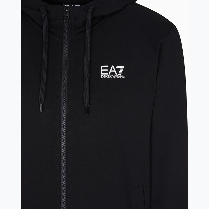 Dres męski EA7 Emporio Armani Train Core Id T-Suit Hoodie Fz black 3