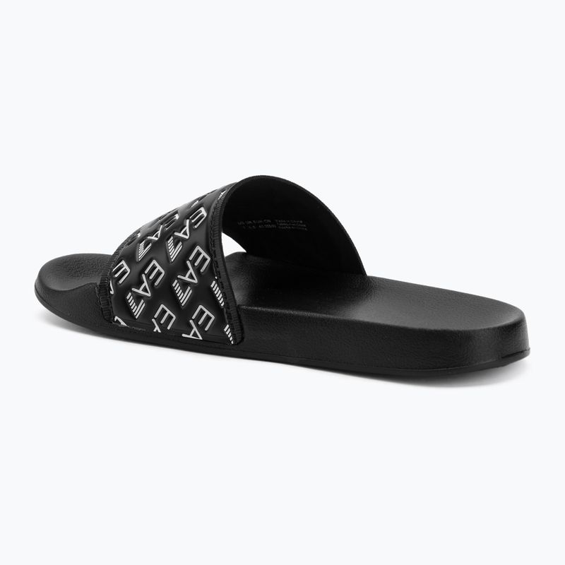 Klapki EA7 Emporio Armani Water Sports All Over full black/white 3