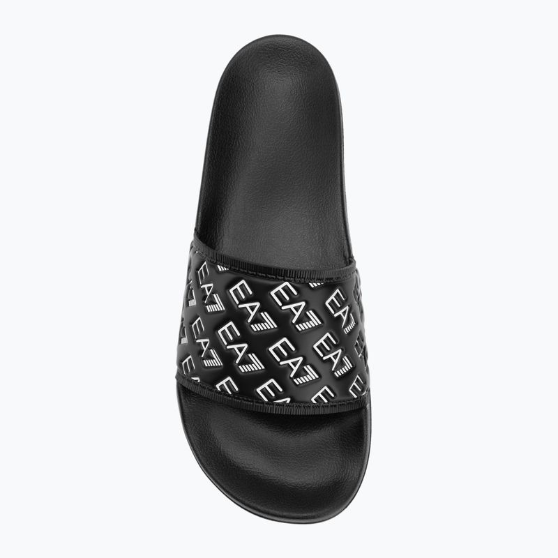 Klapki EA7 Emporio Armani Water Sports All Over full black/white 5