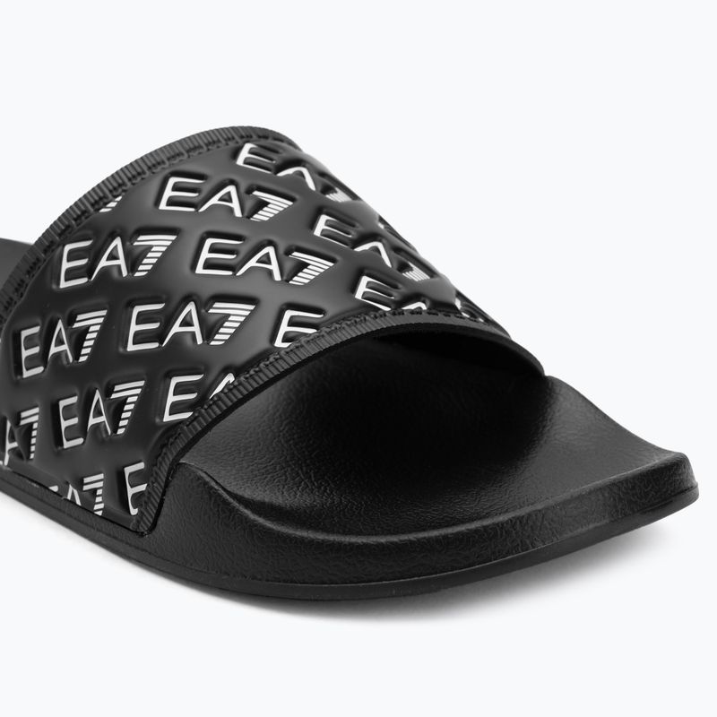 Klapki EA7 Emporio Armani Water Sports All Over full black/white 7