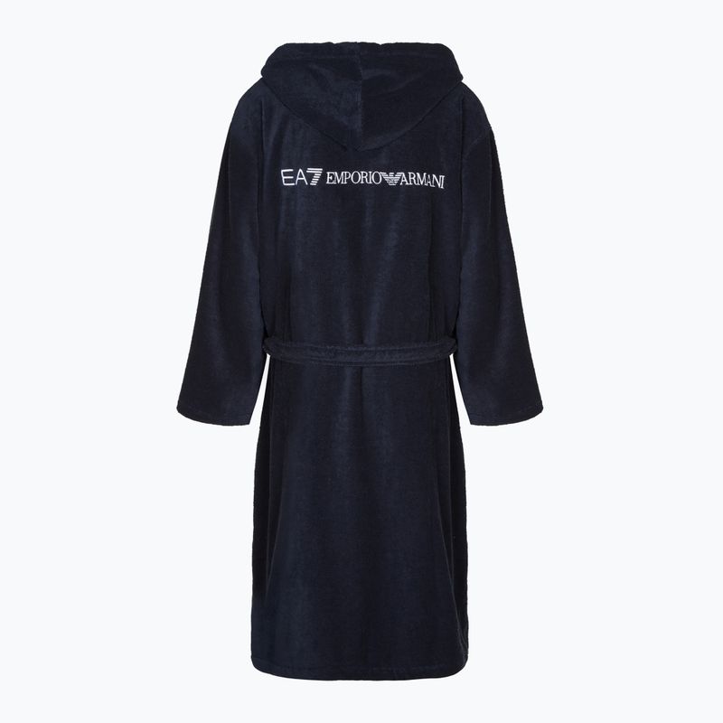 Szlafrok męski EA7 Emporio Armani Core Bathrobe armani blue 2