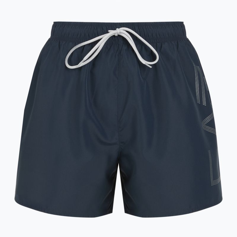 Szorty kąpielowe męskie EA7 Emporio Armani Swim Trunks With Oversized Logo armani blue/silver
