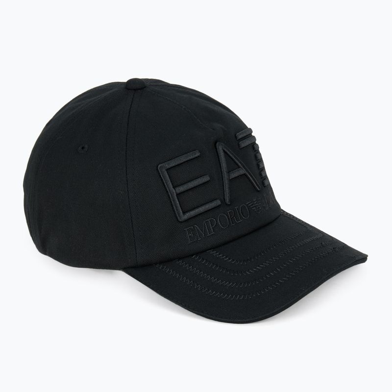 Czapka z daszkiem EA7 Emporio Armani Train Logo Series Embroidered black