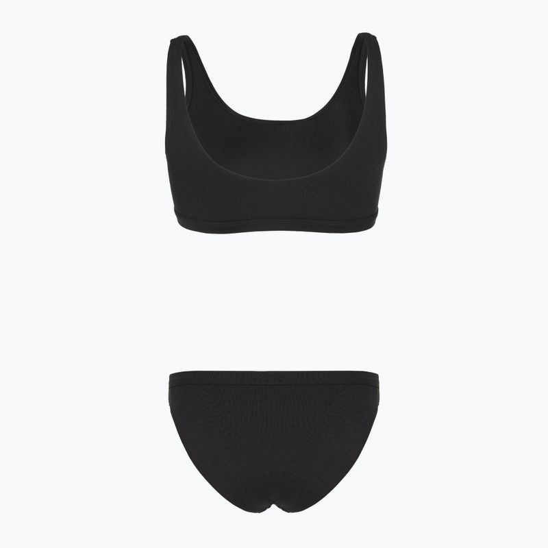 Strój kąpielowy dwuczęściowy damski EA7 Emporio Armani Maxi Logo Bikini Top black 2