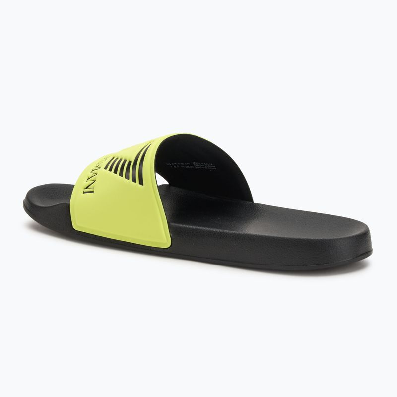 Klapki EA7 Emporio Armani Water Sports Visibility yellow flueo/black 3