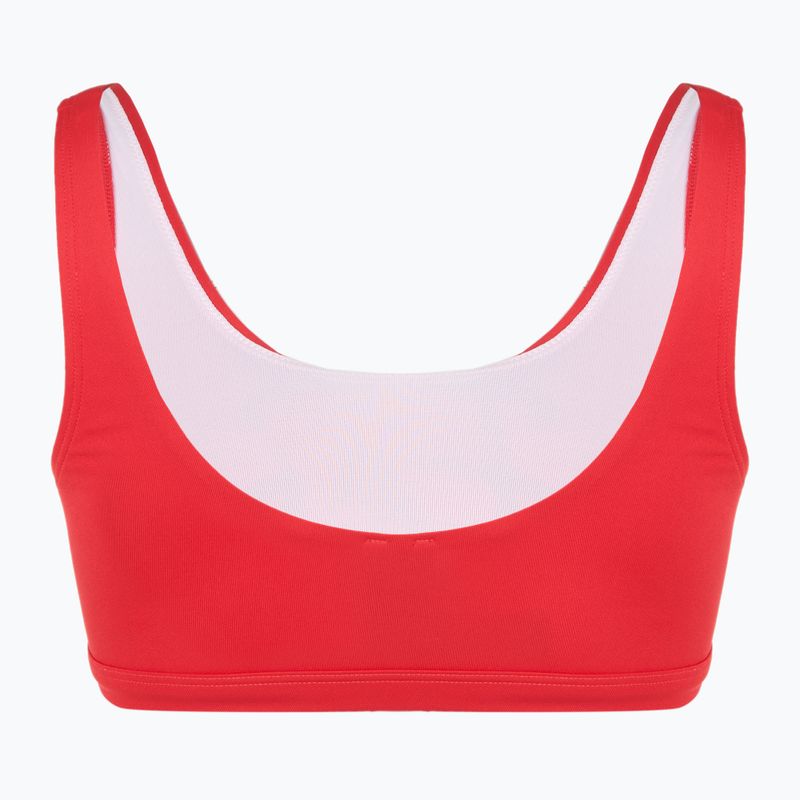 Strój kąpielowy dwuczęściowy damski EA7 Emporio Armani Maxi Logo Bikini Top racing red 4