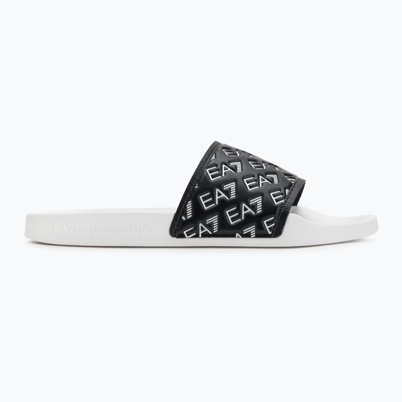 Klapki EA7 Emporio Armani Water Sports All Over black/white 2