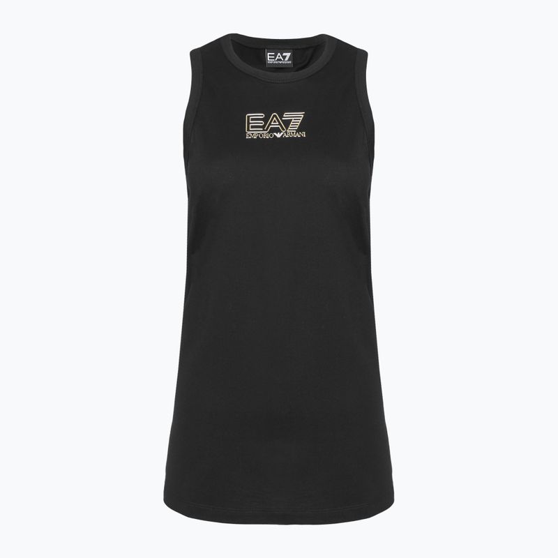 Koszulka damska EA7 Emporio Armani Train Visibility Tank black/gold
