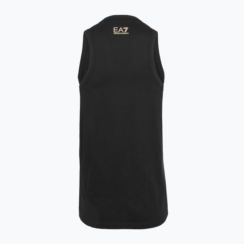 Koszulka damska EA7 Emporio Armani Train Visibility Tank black/gold 2