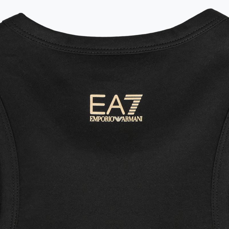 Koszulka damska EA7 Emporio Armani Train Visibility Tank black/gold 3