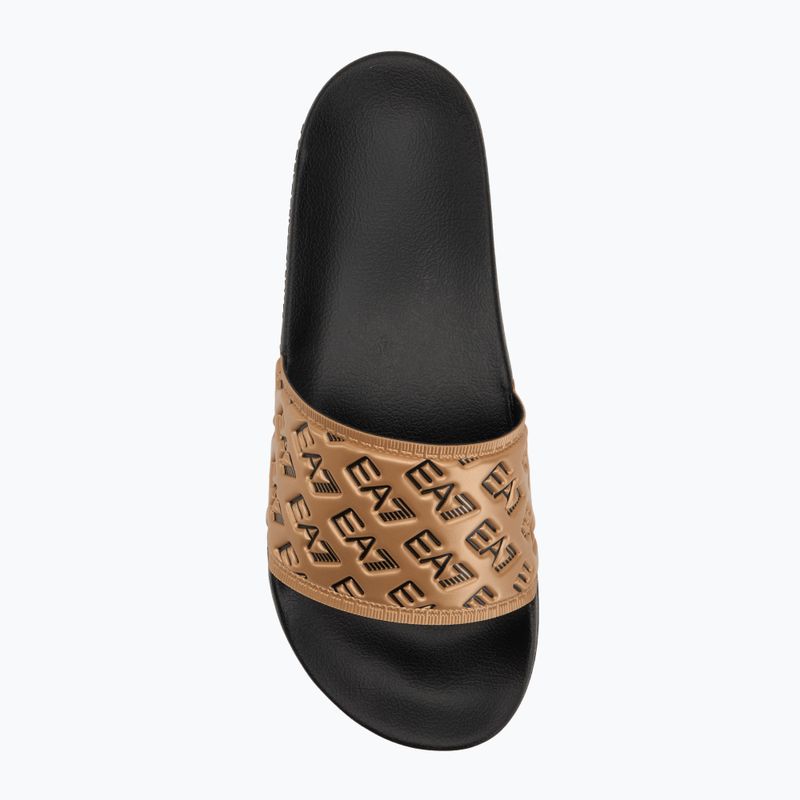 Klapki EA7 Emporio Armani Water Sports All Over black/gold 5