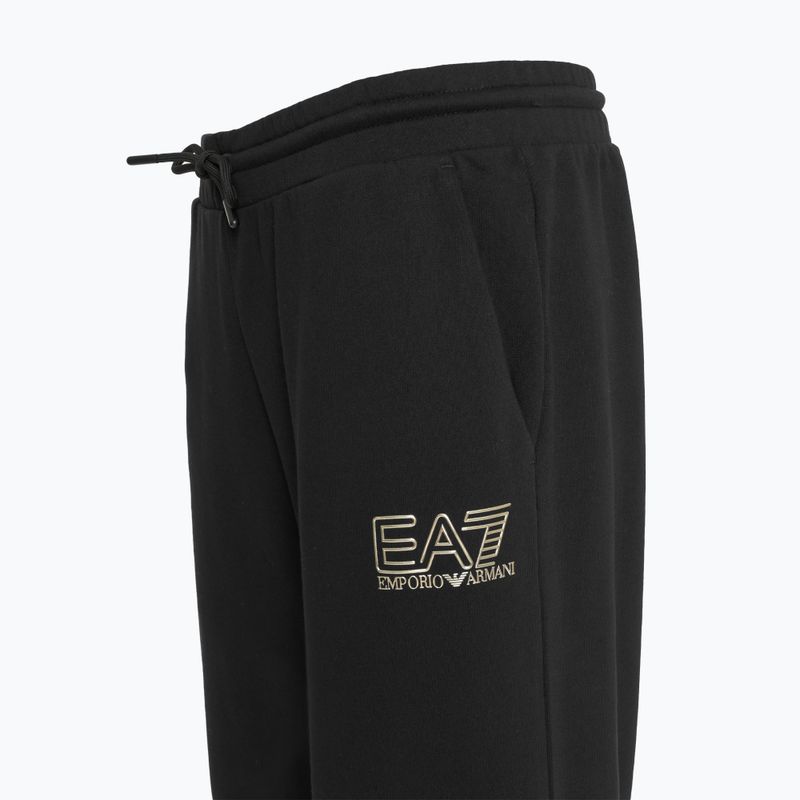 Dres damski EA7 Emporio Armani Train Visibility Tracksuit HO CH FZ black/gold 9