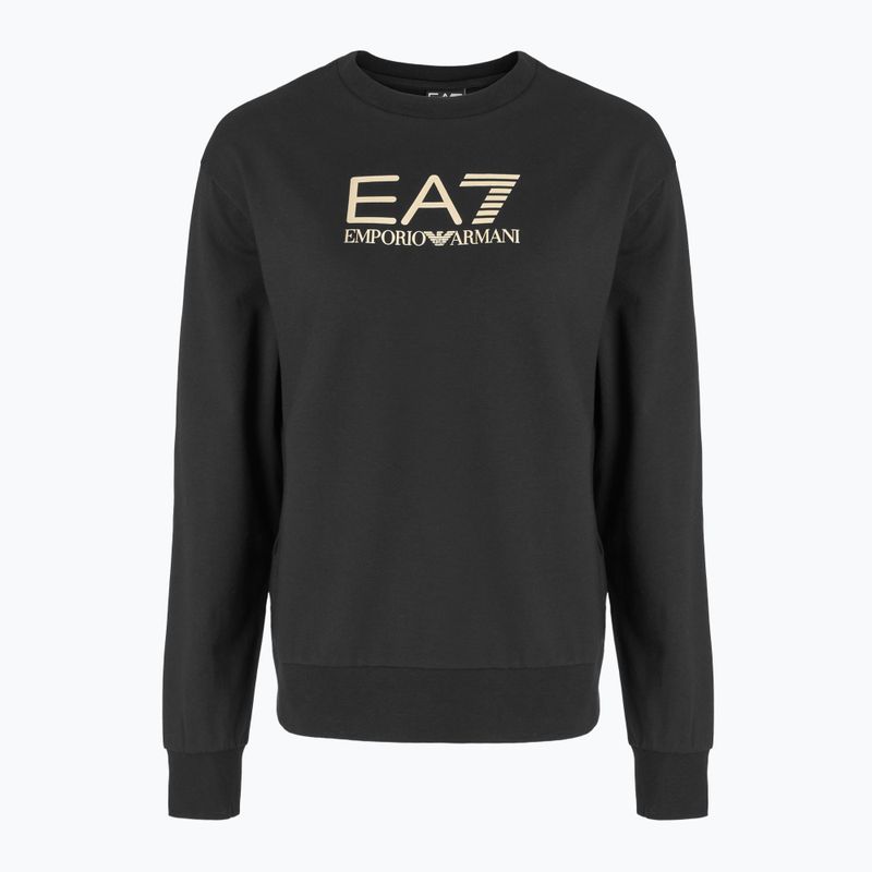 Dres damski EA7 Emporio Armani Train Tracksuit MaxiLogo black/gold 3