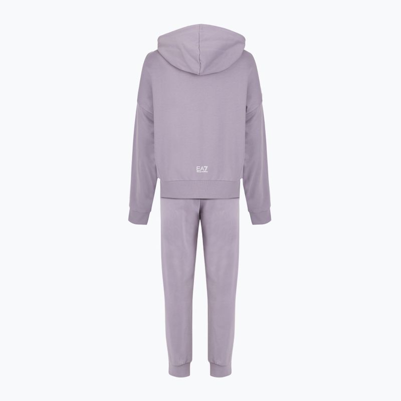 Dres damski EA7 Emporio Armani Train Visibility Tracksuit HO CH FZ lavender grey 2