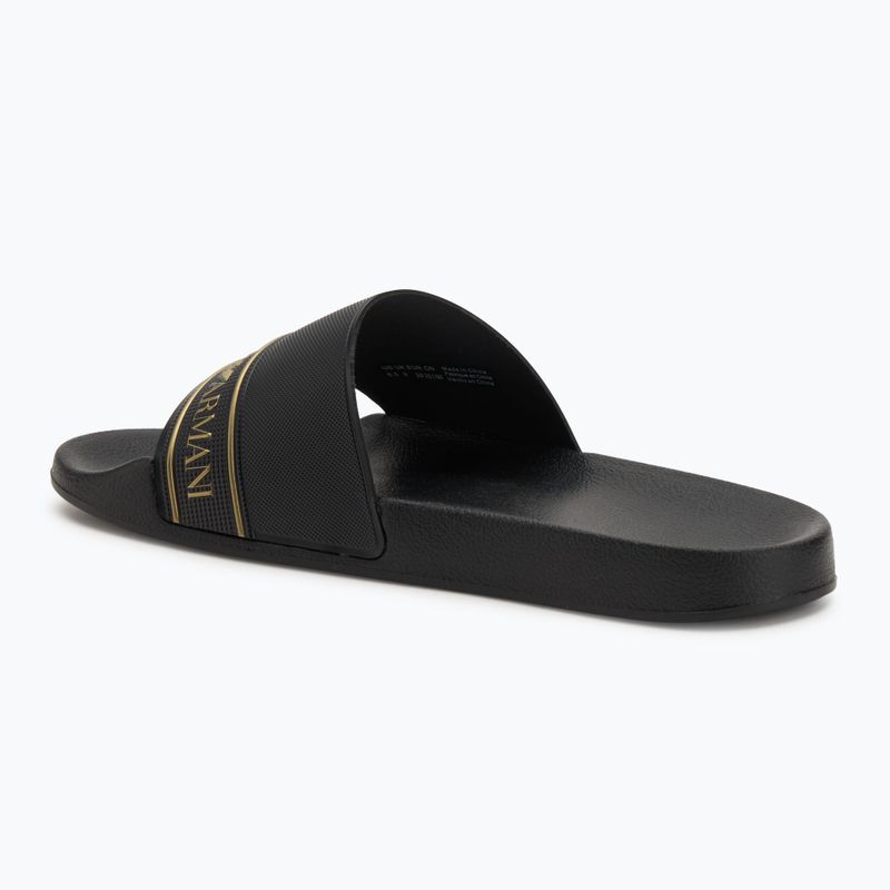 Klapki EA7 Emporio ArmaniWater Sports Tape full black/gold 3
