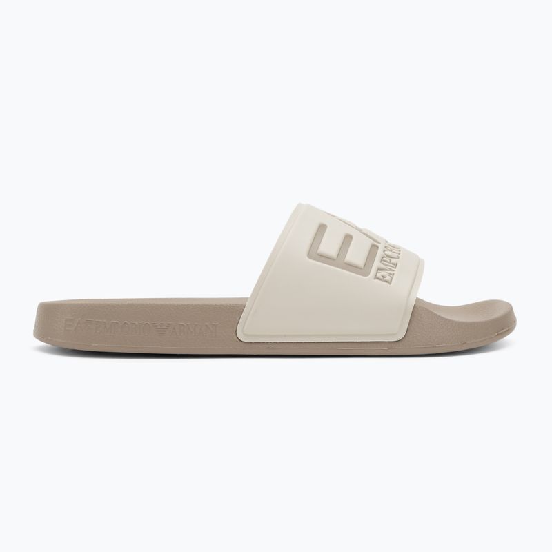 Klapki EA7 Emporio Armani Water Sports Visibility cobblestone/silver birch 2