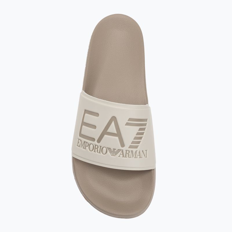 Klapki EA7 Emporio Armani Water Sports Visibility cobblestone/silver birch 5