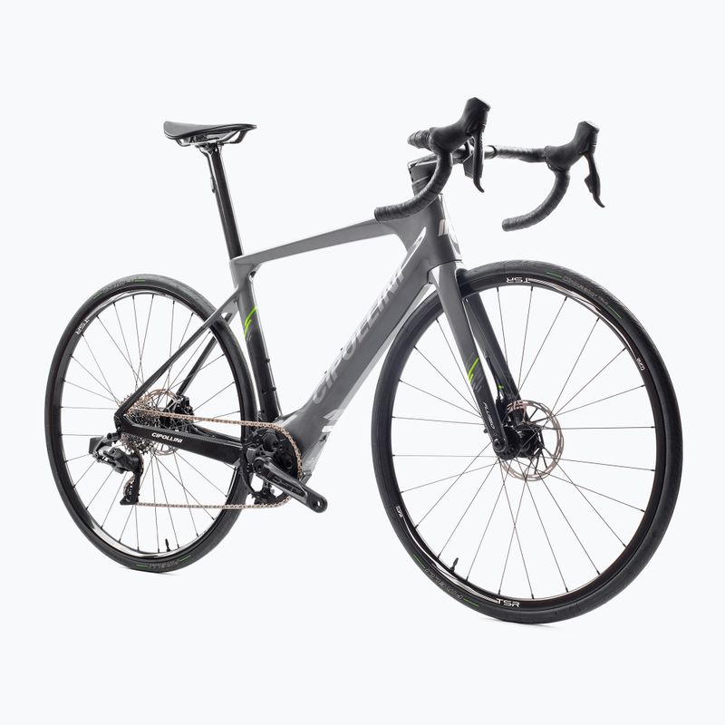 Rower szosowy elektryczny Cipollini FLUSSO DISC BRAKE SRAM RIVAL AXS greynardo carbon shiny 2