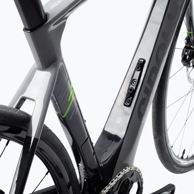 Rower szosowy elektryczny Cipollini FLUSSO DISC BRAKE SRAM RIVAL AXS greynardo carbon shiny 7