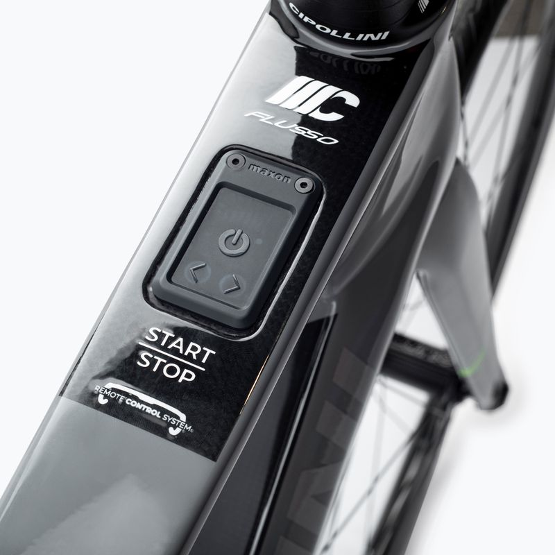 Rower szosowy elektryczny Cipollini FLUSSO DISC BRAKE SRAM RIVAL AXS greynardo carbon shiny 8