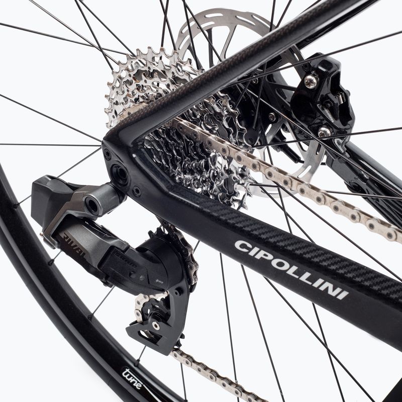 Rower szosowy elektryczny Cipollini FLUSSO DISC BRAKE SRAM RIVAL AXS greynardo carbon shiny 13