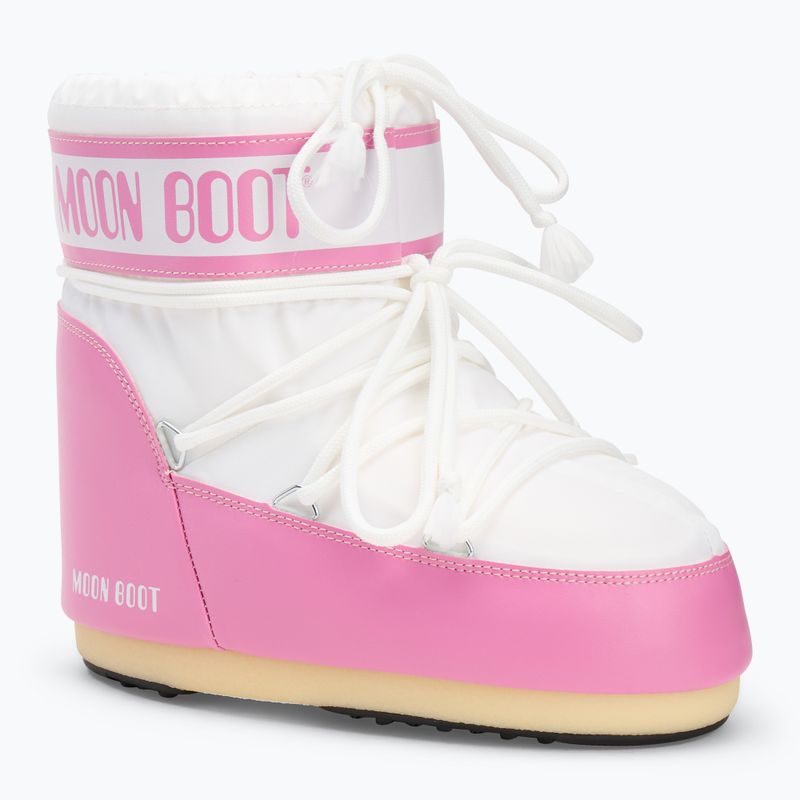Śniegowce damskie Moon Boot Icon Low Nylon pink/white