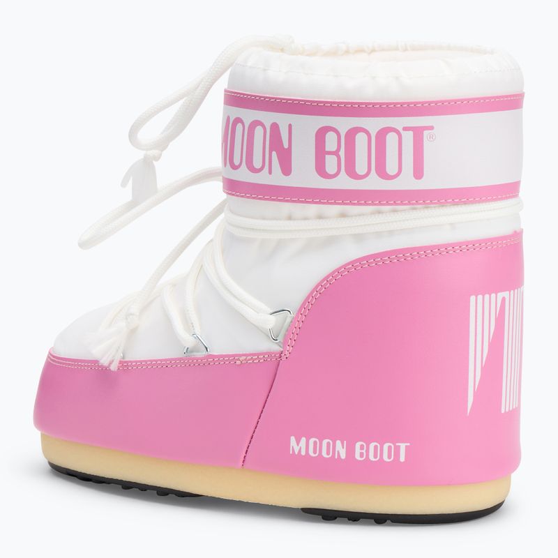 Śniegowce damskie Moon Boot Icon Low Nylon pink/white 3
