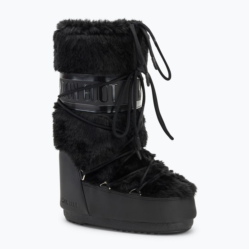 Śniegowce Moon Boot Icon Faux Fur black