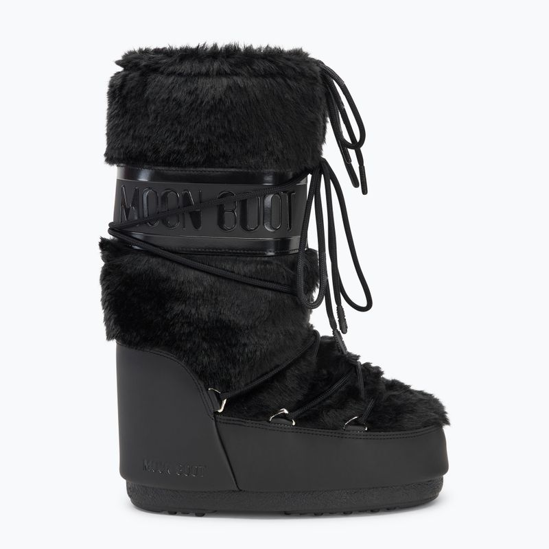 Śniegowce Moon Boot Icon Faux Fur black 2