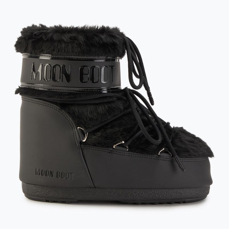 Śniegowce damskie Moon Boot Icon Low Faux Fur black 2