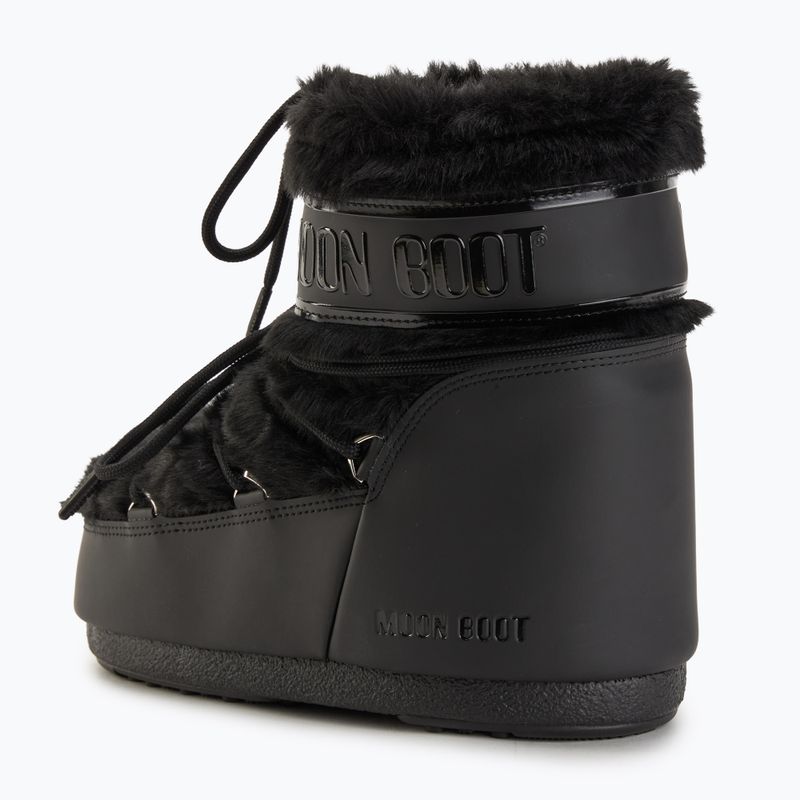 Śniegowce damskie Moon Boot Icon Low Faux Fur black 3