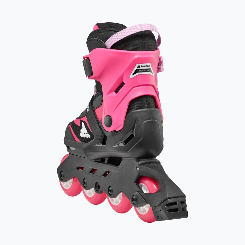 Rolki dla dzieci z ochraniaczami Rollerblade Microblade Combo Jr black/pink 4