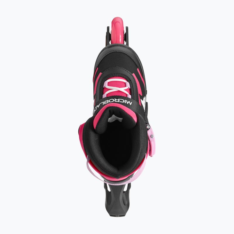 Rolki dla dzieci z ochraniaczami Rollerblade Microblade Combo Jr black/pink 5
