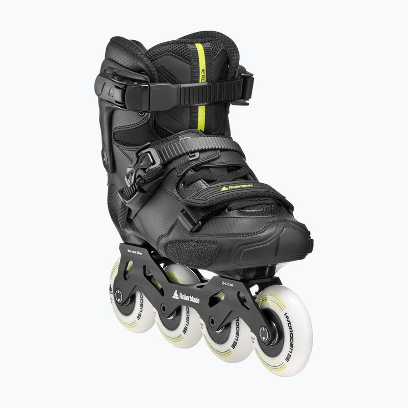 Rolki męskie Rollerblade Crossfire LX black/lime 5