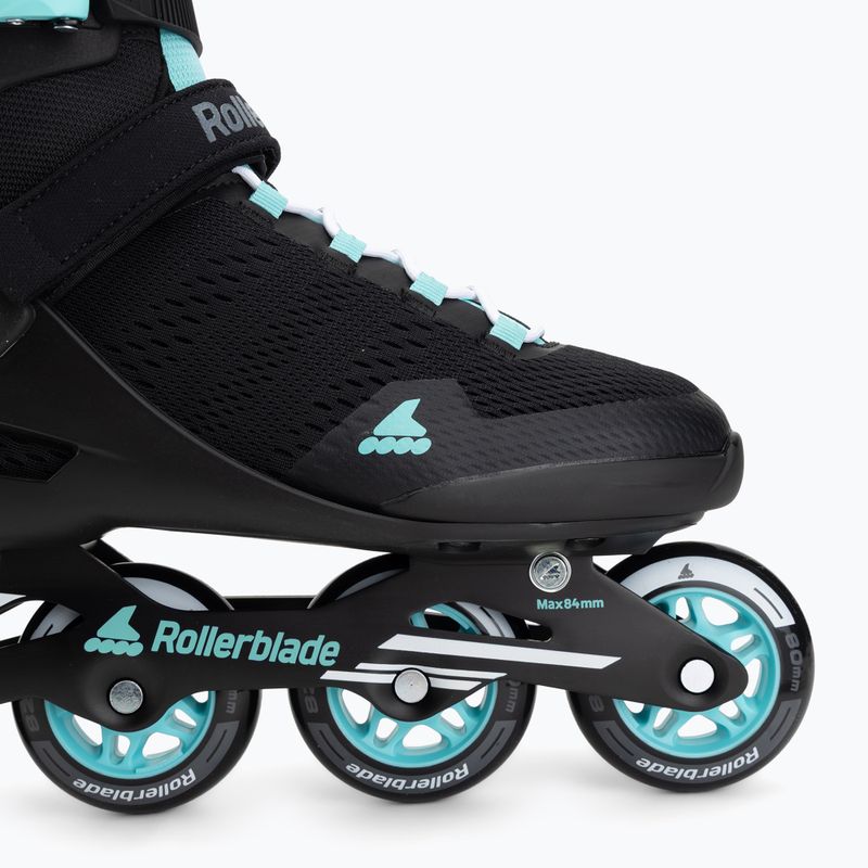 Rolki damskie Rollerblade Sirio 80 W black/teal blue 7