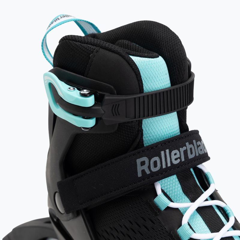 Rolki damskie Rollerblade Sirio 80 W black/teal blue 8