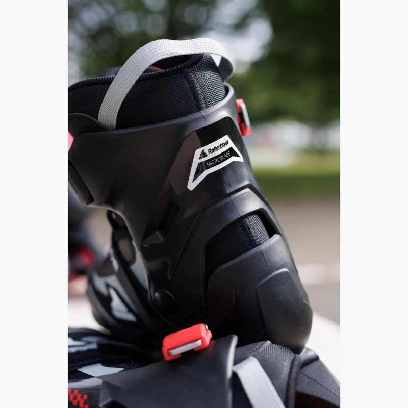 Rolki dziecięce Rollerblade Microblade Jr black/red 12