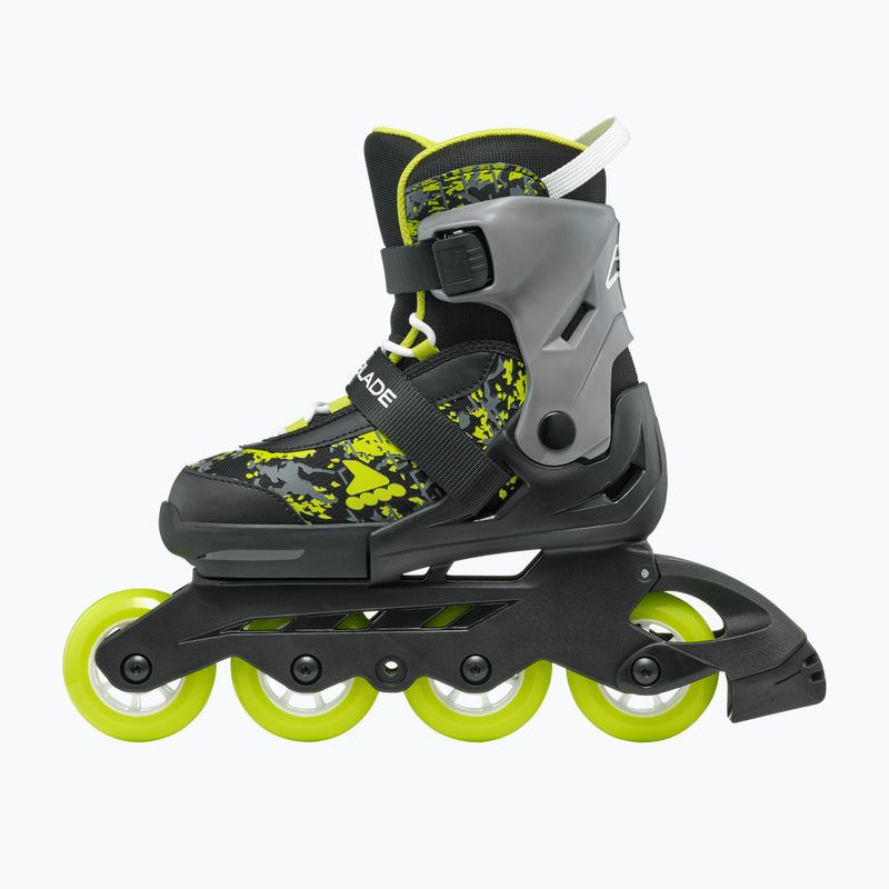 Rolki dziecięce Rollerblade Microblade SL Jr black/lime 4