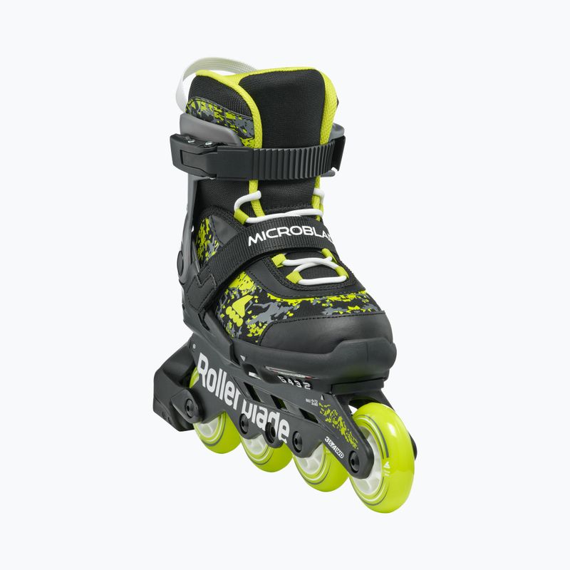 Rolki dziecięce Rollerblade Microblade SL Jr black/lime 5