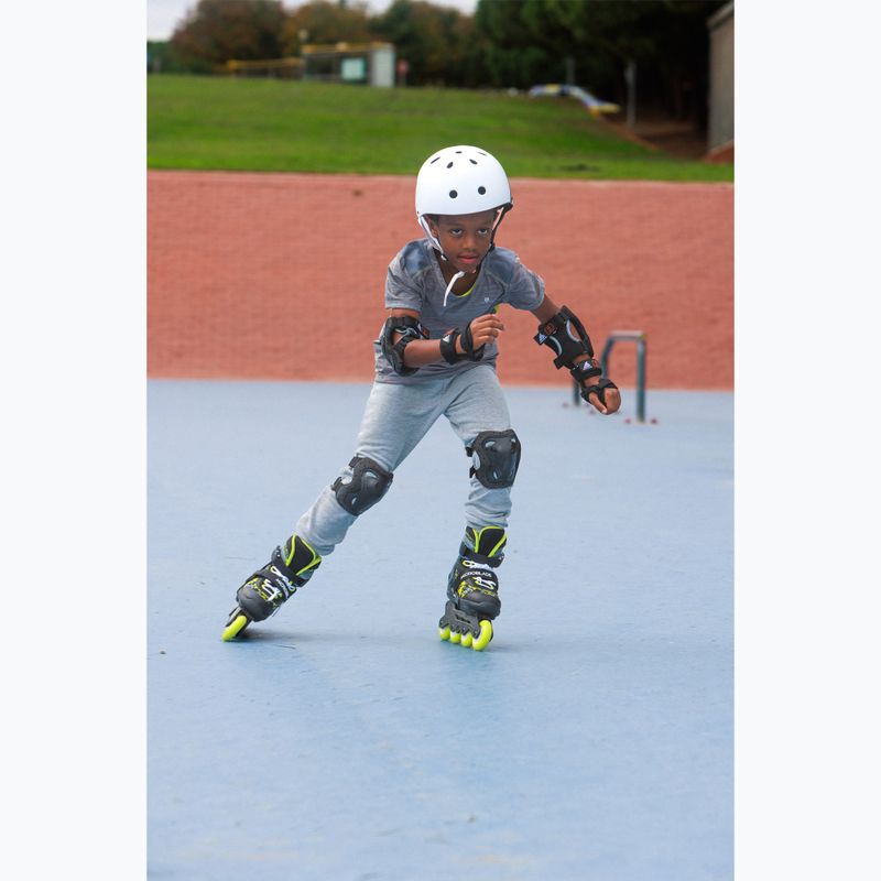 Rolki dziecięce Rollerblade Microblade SL Jr black/lime 10