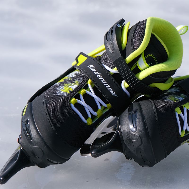 Łyżwy dziecięce Bladerunner Micro Ice black/lime 15