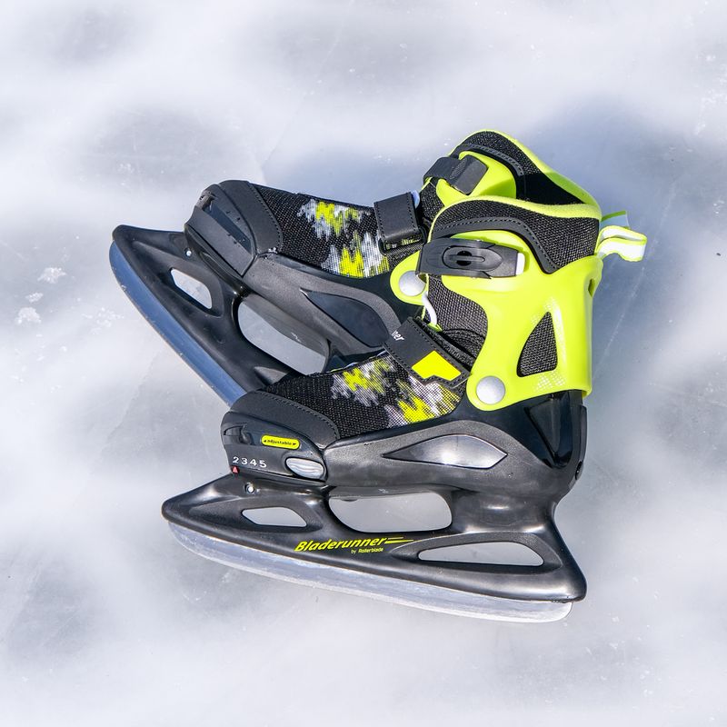 Łyżwy dziecięce Bladerunner Micro Ice black/lime 16