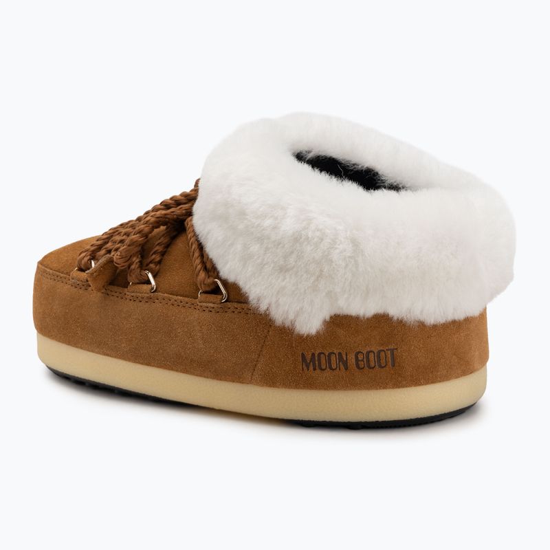 Śniegowce damskie Moon Boot Evx Mule Suede cognac/natural 3